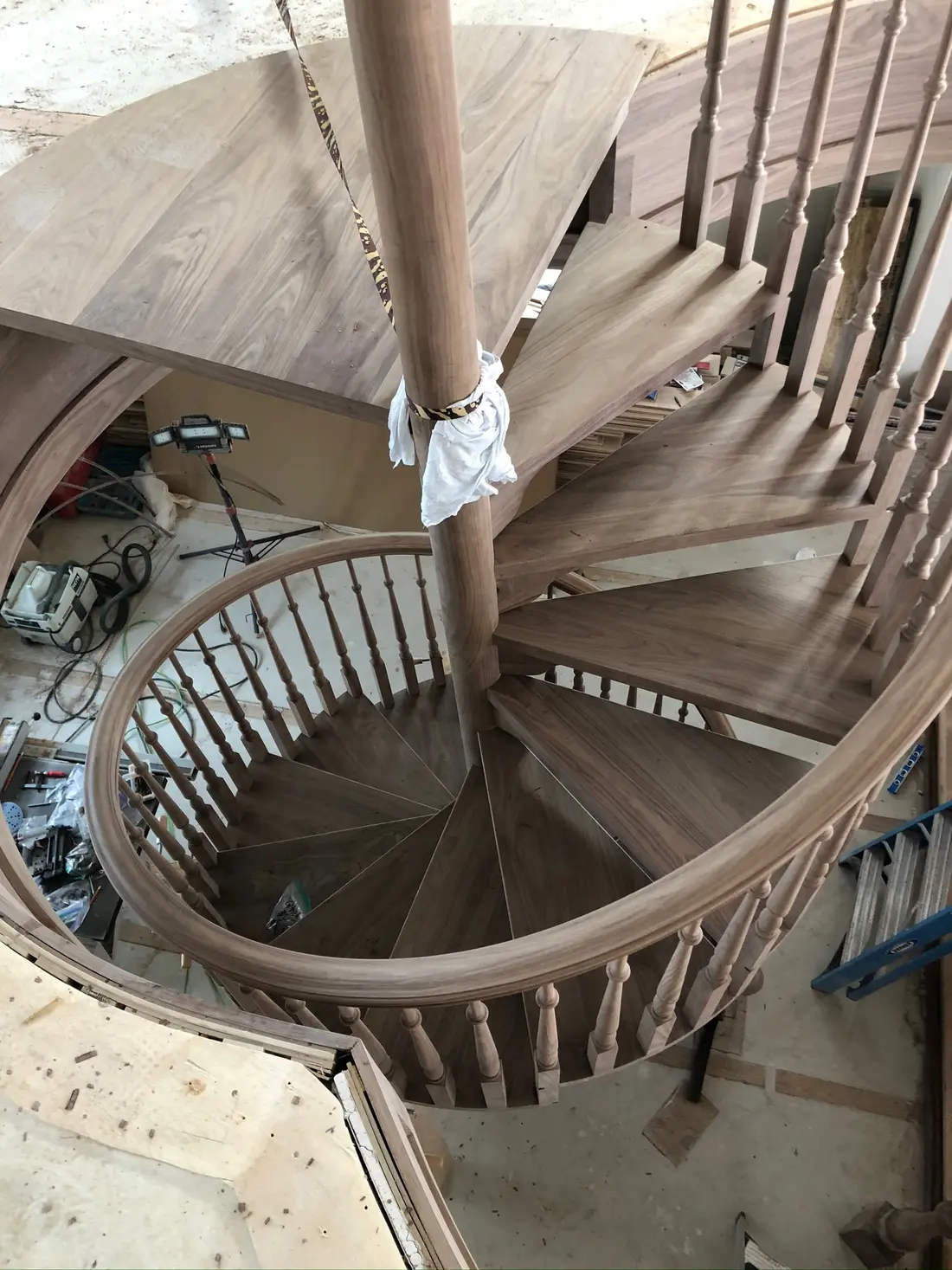 Before, raw wood before staining