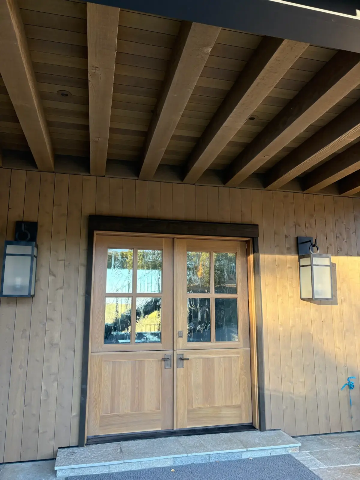 Ski chalet interior